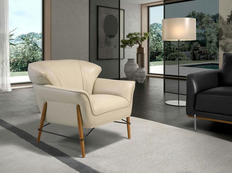 Angel Cerdá Sand Leather Armchair 5129