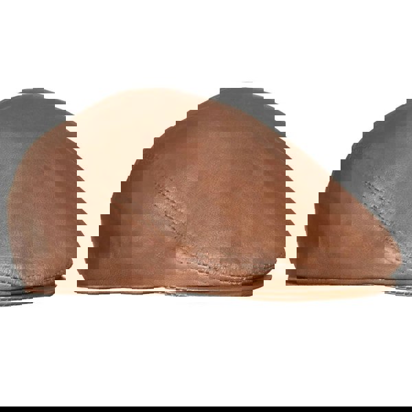 Infinity Leather Men's Real Leather Ivy Newsboy Peaked Flat Cap