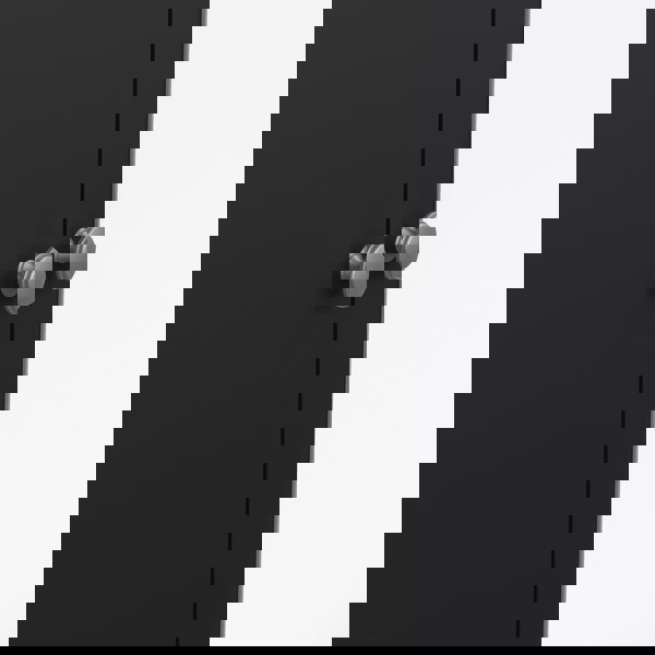 Furniture To Go Madrid Wardrobe with 2 doors + 1 mirror door + 2 drawers Matt Black