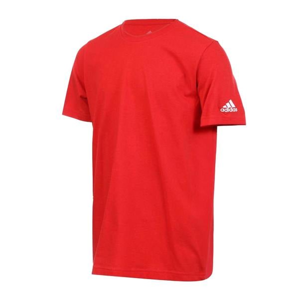 Adidas Mens Bos Blank Logo T-Shirt - Red - 