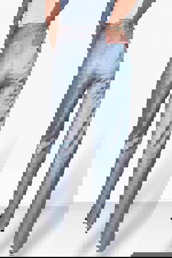 Paulo Due Womens Metallic Coated Wide Leg Jeans