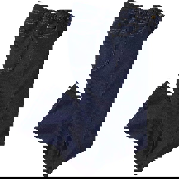 Atlas For Men Mens Part Elasticated Jeans - Blue