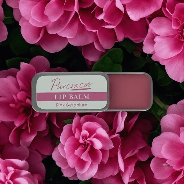 Puremess Pink Geranium Lip Balm