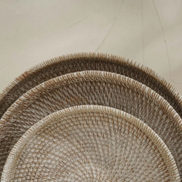 Close up of white wash tray 