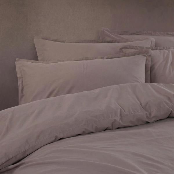 Martex Signature Washed Cotton Duvet Cover Set - Bare Earth