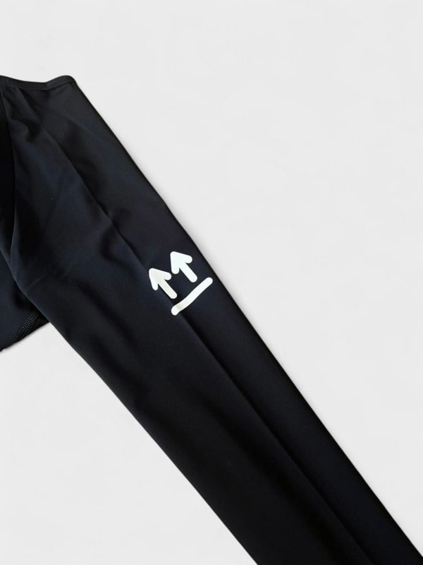 Off-White Logo Print Performance Top Black - Womens