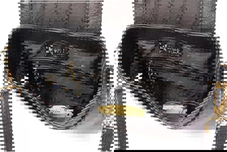 Catwalk Collection Handbags Isabella - Saddle Bag