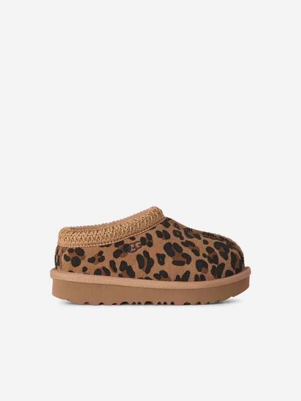 UGG Girls Tasman II Spotted Slippers in Brown