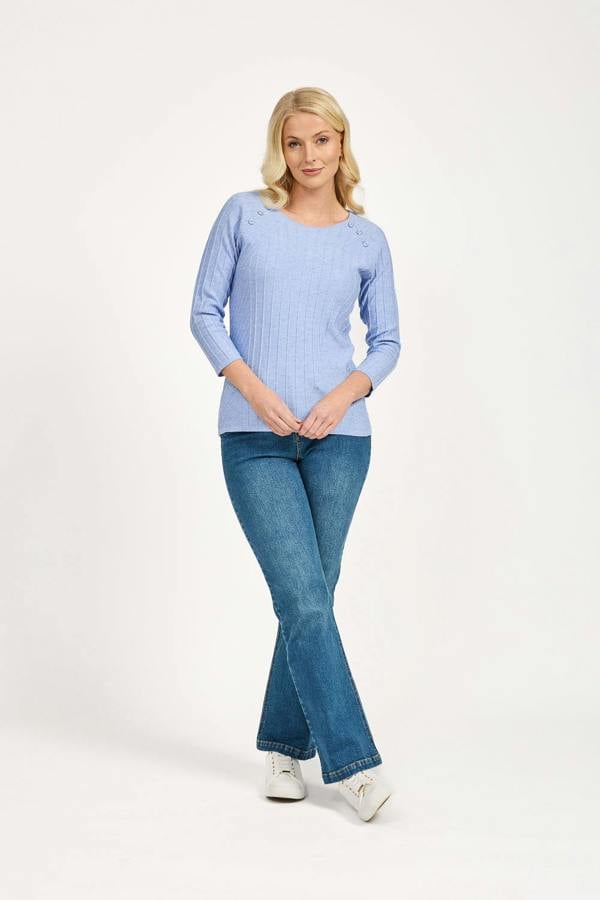 Mudflower All-Over Ribbed Jumper
