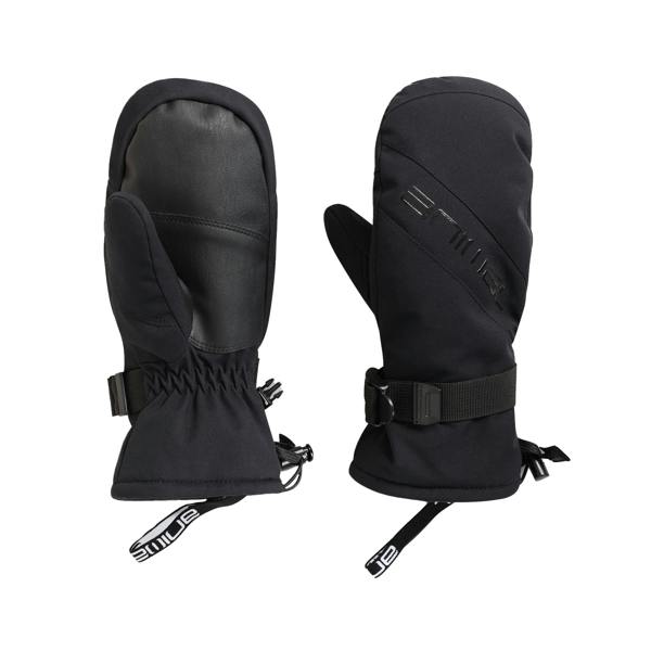Animal Womens/Ladies Track Ski Mittens - Jet Black - 