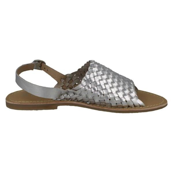 Leather Collection Ladies Leather Collection Weave Vamp Sandals F00188
