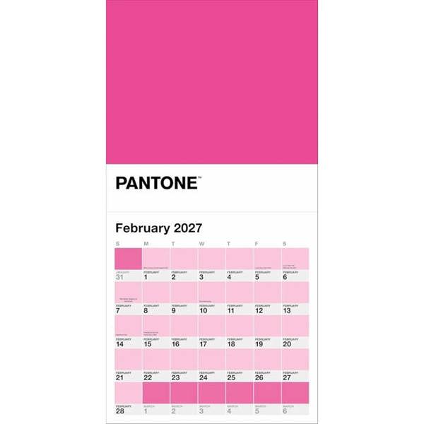 Pantone Calendar 2027, Wall Calendars, Month To View, Art, Gift