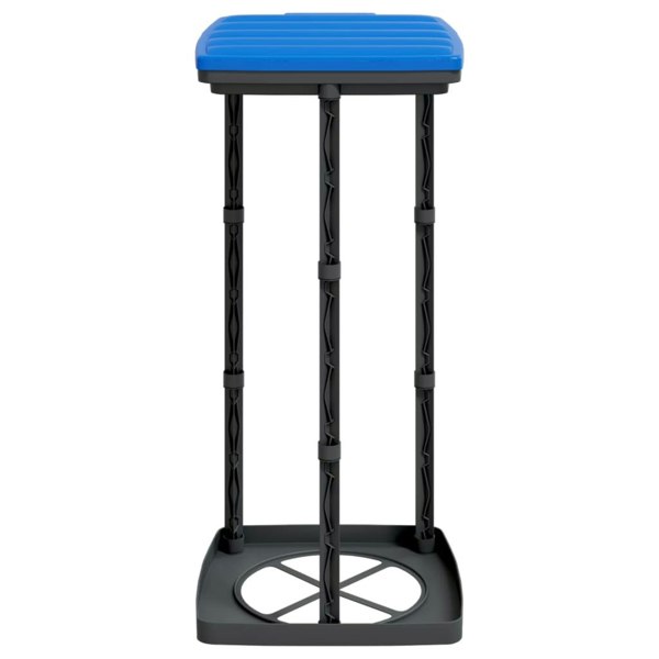 Berkfield Rubbish Bag Holders 2 pcs Black and Blue 60 L PP