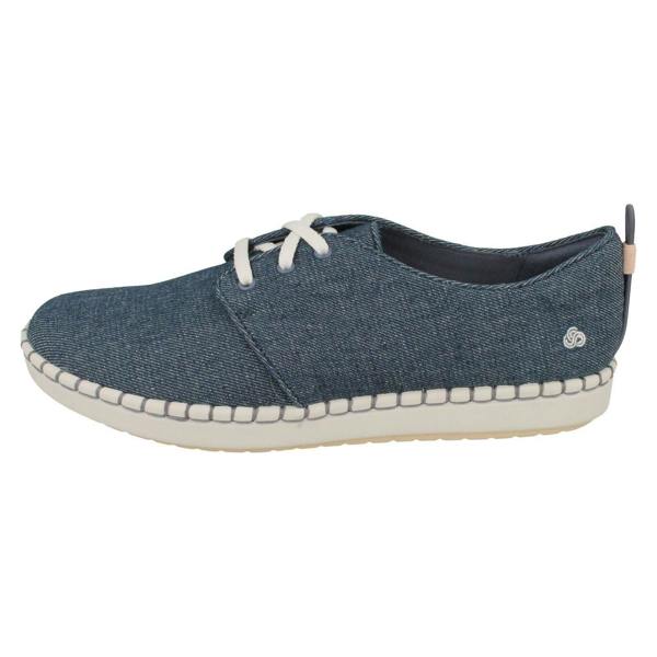 Clarks Ladies Clarks Casual Lace Up Trainers Step Glow Lace