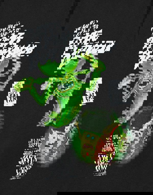 SpongeBob SquarePants Unisex Black Flying Dutchman Short Sleeved T-Shirt