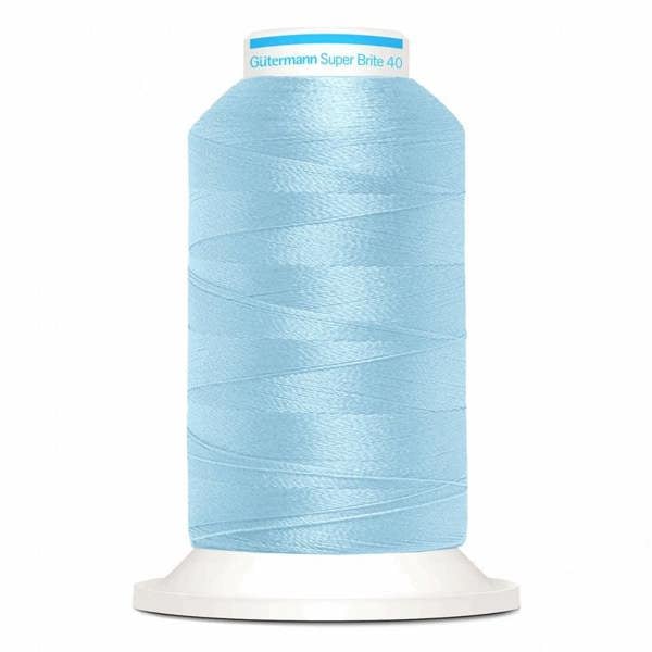 Gutermann Super Brite Polyester 40 Embroidery Thread 1000m Polyester Thread Suitable For Embroidery