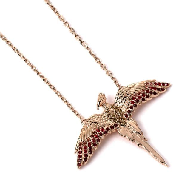 The Carat Shop Harry Potter sterling silver Fawkes Necklace with crystal Elements
