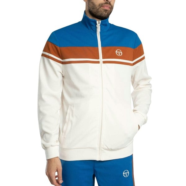 Sergio Tacchini Damarindo Track Top Jacket Nautical Blue/Gardenia/Mocha Bisque