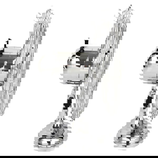 igenix 12 Inch Desk Fan, 3 Speeds, Chrome