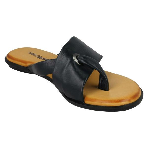 Leather Collection Ladies Leather Collection Toepost Sandals