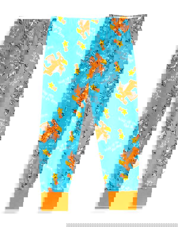 Gruffalo & Friends Zog Unisex Kids Orange Character Long Sleeve Long Leg Pyjama Set