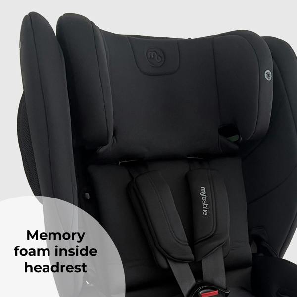 My Babiie MBCS80 i-Size (76-150cm) Car Seat ISOFIX - Black