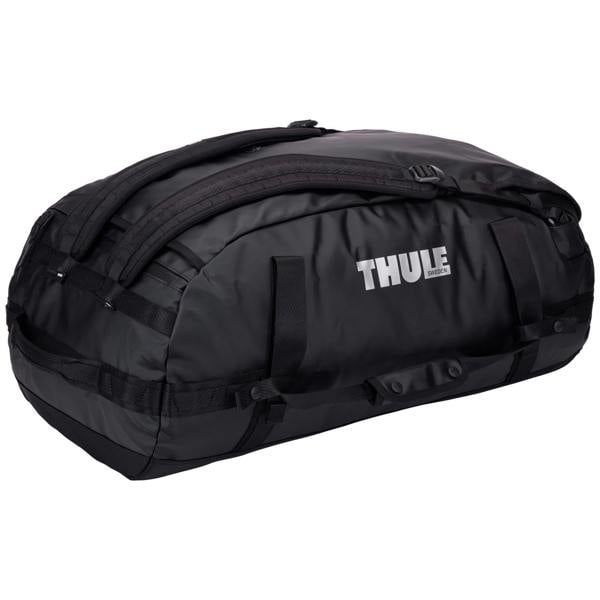Thule Chasm 70L Duffel Bag Black Travel Luggage Backpack Recycled