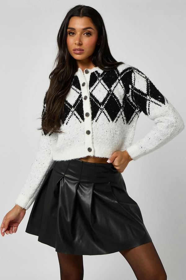 Urban Bliss Argyle placement cardigan