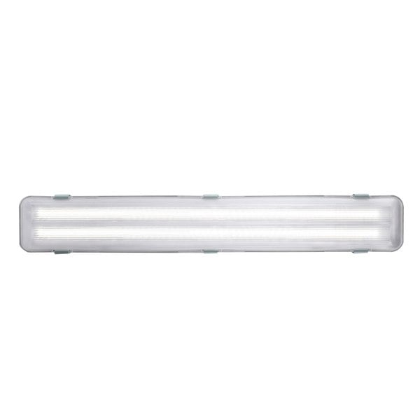 Nordlux Works Ip65 2x10W LED | Batten Light Fitting | Grey