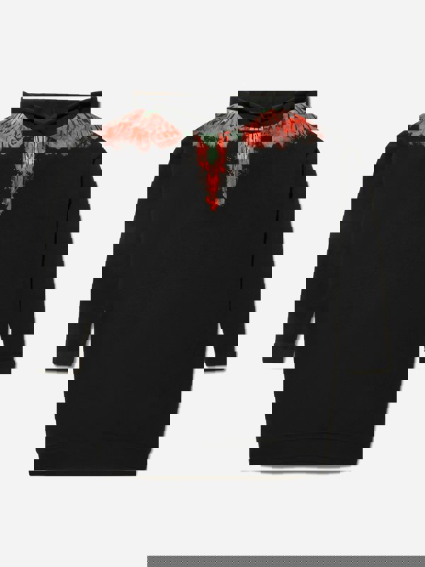 Marcelo Burlon Girls Cotton Wings Hoodie Dress