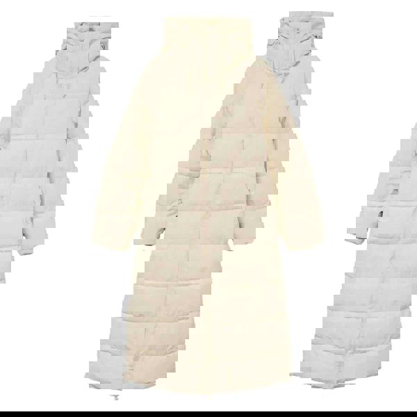 Vero Moda Womens/Ladies Elanor Laurie Long Length Padded Jacket - Oatmeal - 