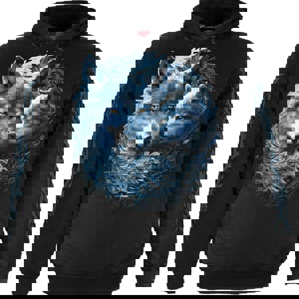 WOLF GUARDIAN - Hoody Black