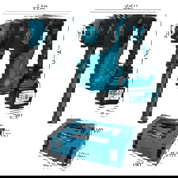 Traderight  21V Cordless Rotary Hammer Drill SDS Plus Concrete Impact Drill Tool
