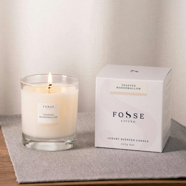 Fosse Living Toasted Marshmallow Scented Candle