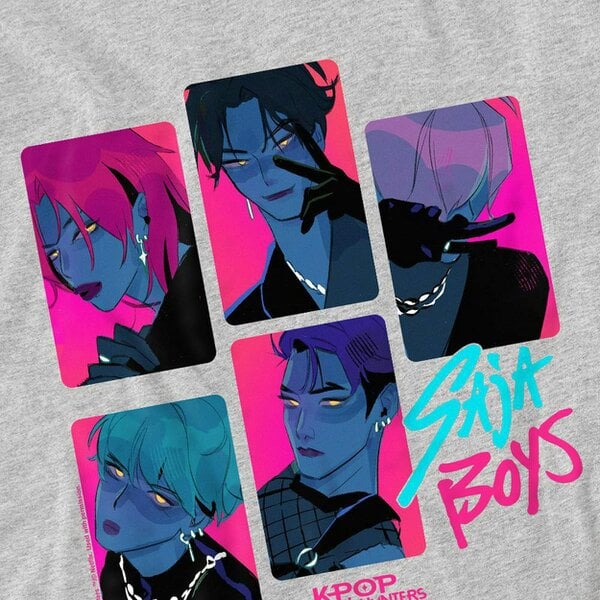 K-Pop Demon Hunters Childrens/Kids Saja Boys Demons Sweatshirt - Athletic Heather
