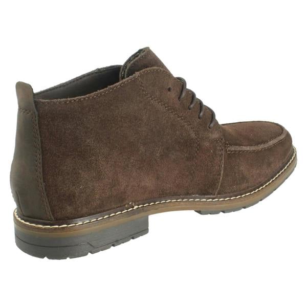 Rieker Mens Rieker Lace Up Casual Moccasin Ankle Boots 13700