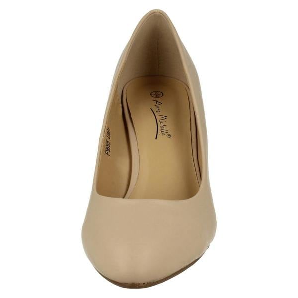 Anne Michelle Ladies Anne Michelle Mid Heel Court Shoes