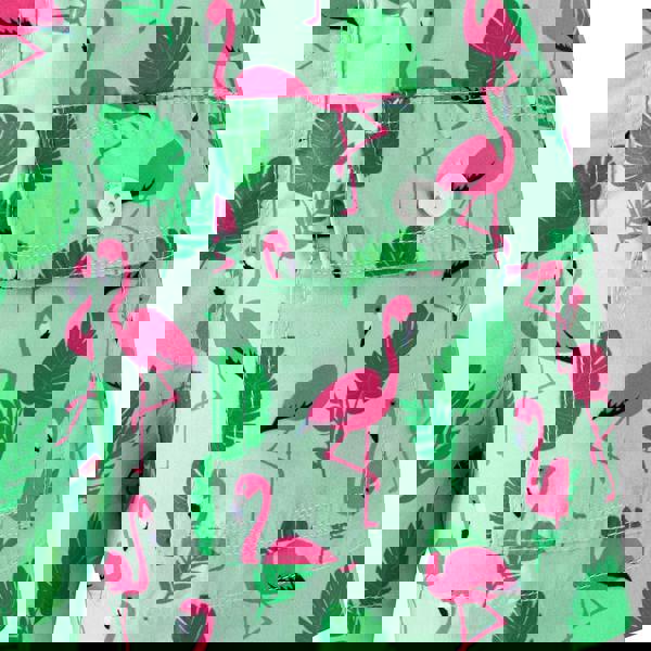 Rachel Riley Green Flamingo Swimshorts