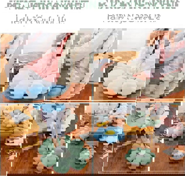 Anyhouz Anypillow Daisy Flower Throw Pillow Soft Plush Cushion