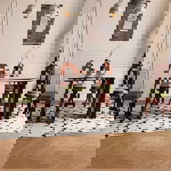 Frederica Dining Table, With Sintered Stone Top-Rit Concept-Rit Concept