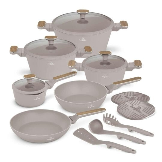 Berlinger Haus BH8344 – 15 Piece Cookware Set | Taupe Nordic