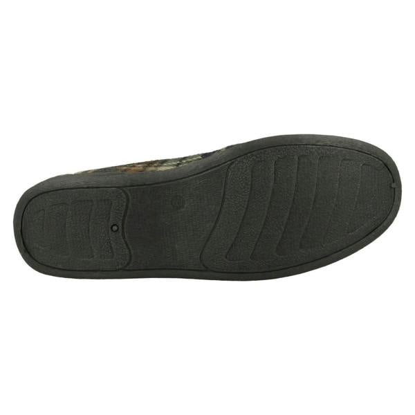 Mens Slippers Checked Pattern Full Slipper - Noah