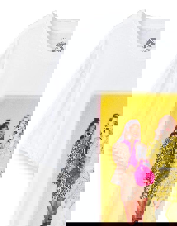 Clueless Womens White Photographic Short Sleeved T-Shirt