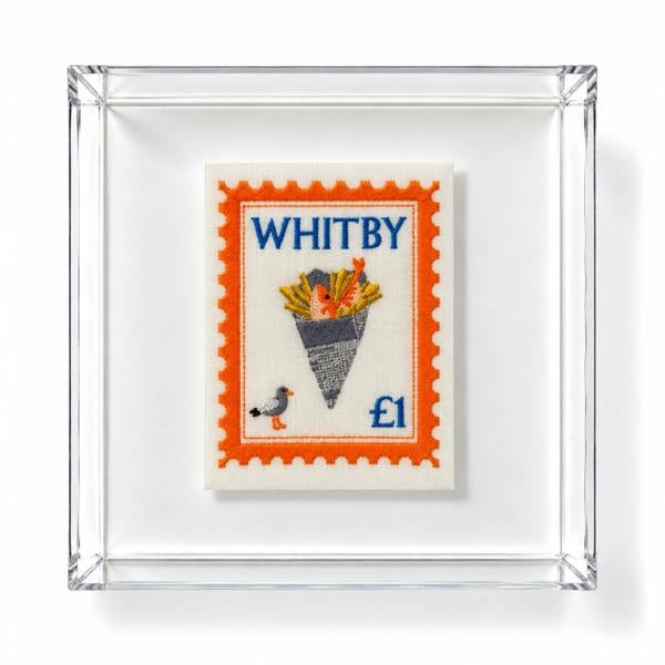 Lilly Loves Whitby Inspired Postage Stamp Artwork