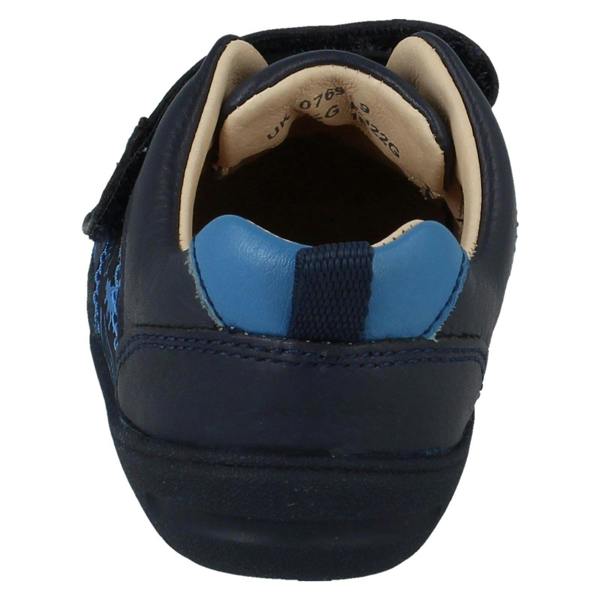 Clarks Boys Startrite Casual Hook & Loop Shoes Footprint