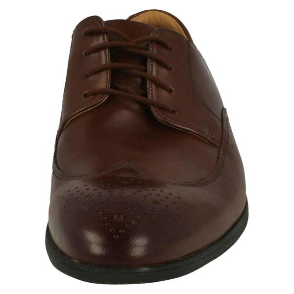 Clarks Mens Clarks Brogue Detailed Shoes Bampton Wing