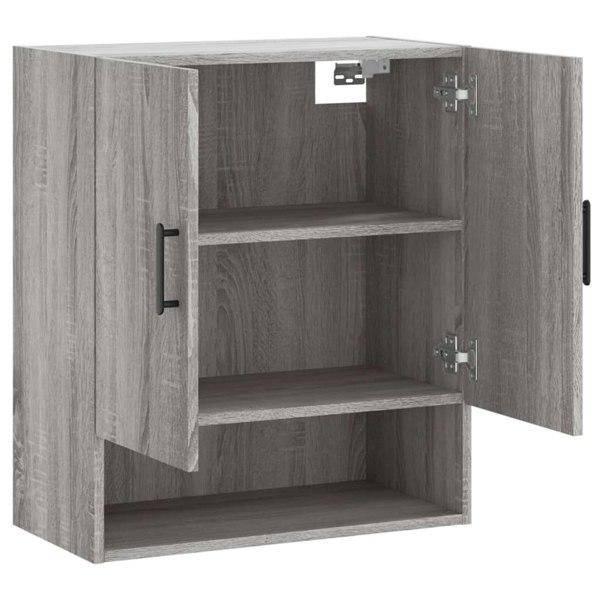 Berkfield Wall Cabinet Grey Sonoma 60x31x70 cm Engineered Wood