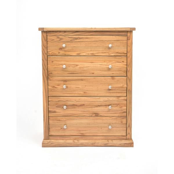 Salerno 5 Drawer Chest of Drawers Chrome Knob