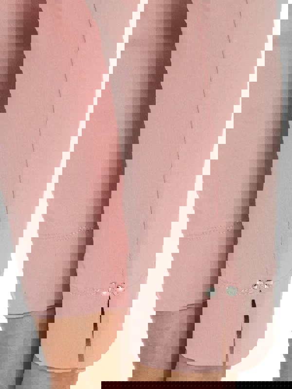 PennyPlain Cropped Bengaline Trousers - Dusk