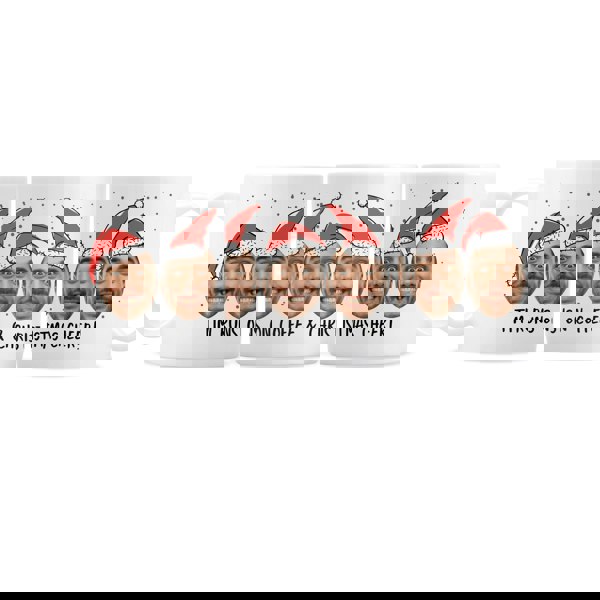 Personalised Memento Company Personalised Photo Upload Santa Mug